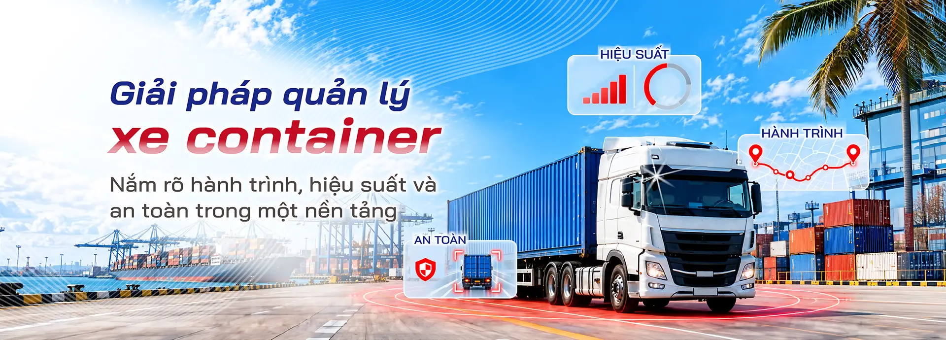 Giải pháp quản lý xe container