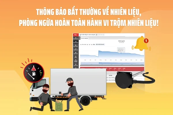 Thông báo bất thường về nhiên liệu, phòng ngừa hoàn toàn hành vi trộm nhiên liệu!