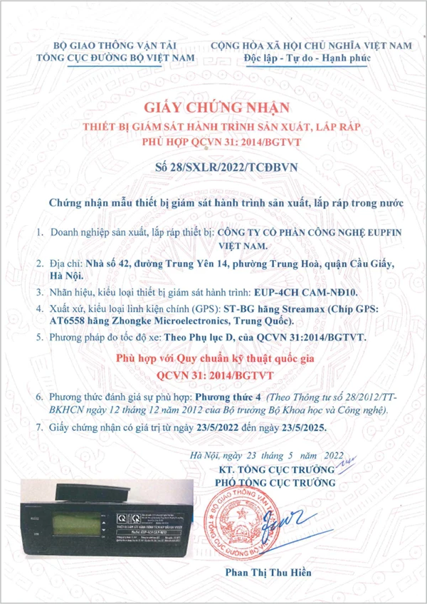 Giấy chứng nhận