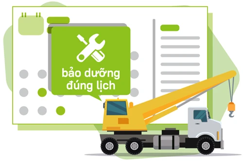 Nhắc nhở bảo trì, bảo dưỡng định kỳ