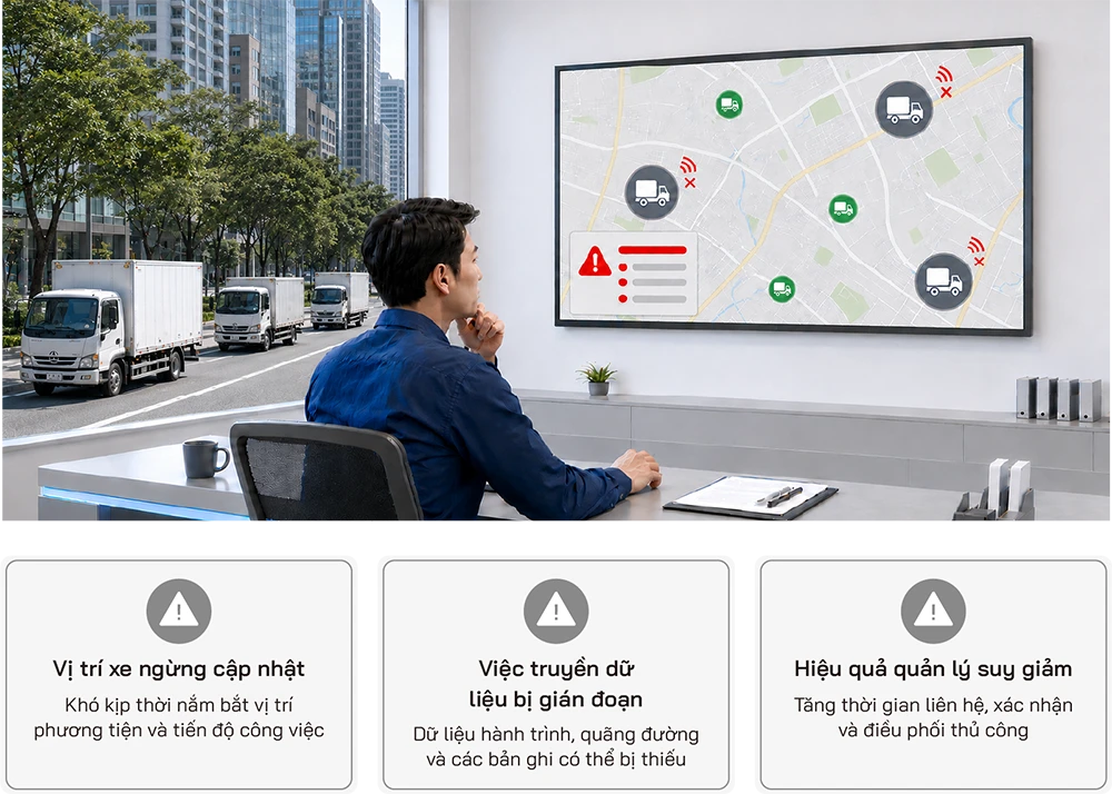 Khi mạng 2G ngừng hoạt động, đội xe doanh nghiệp có thể gặp những ảnh hưởng nào?