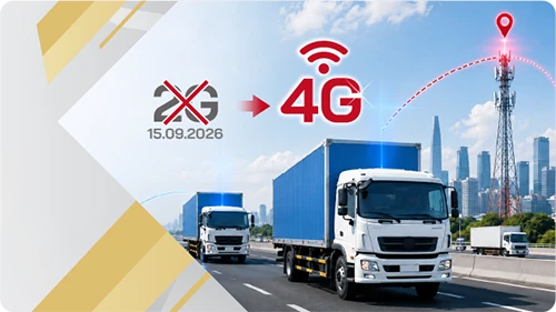 2G sẽ ngừng hoạt động từ tháng 9/2026, thiết bị GPS của doanh nghiệp đã sẵn sàng?