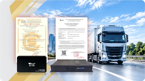 GPS và MDVR của Eup đạt chứng nhận QCVN 06: 2024/BCA