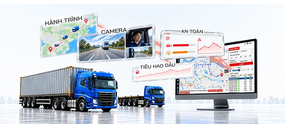 Nhiều xe, nhiều thiết bị, nhiều dữ liệu – tập trung trên một nền tảng