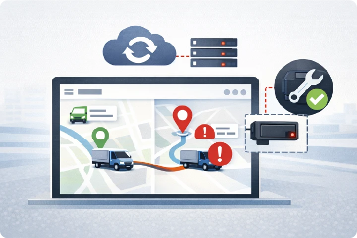 xe mất tín hiệu gps