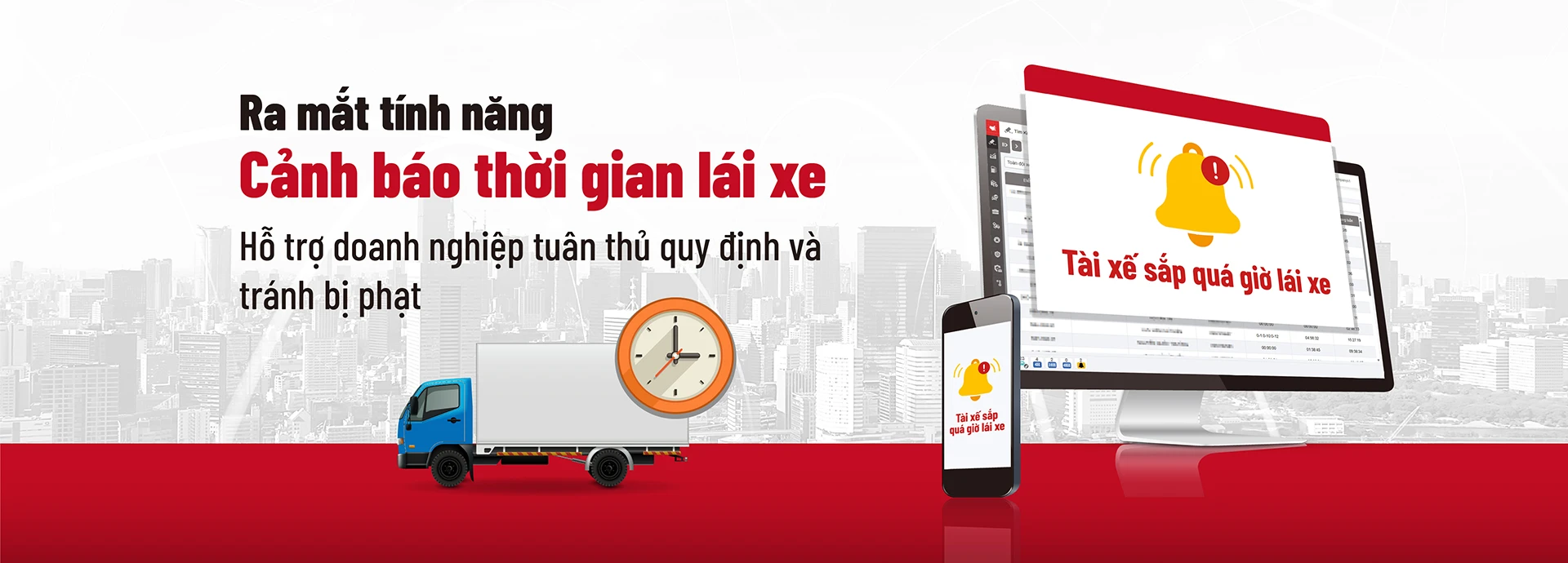 Ra mắt tính năng thời gian lái xe
